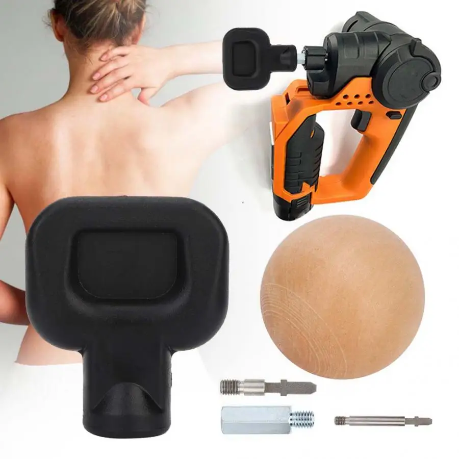

Fascia Gun Accessory Fascia Gun Replaceable Massage Head Adapter Muscle Relaxation Massager Massage Relaxation