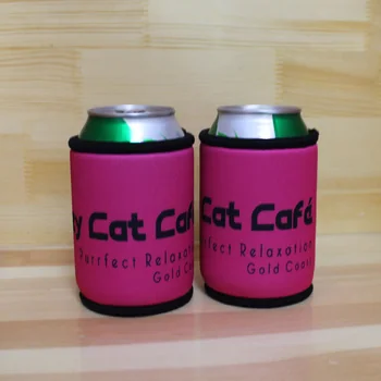 

200pcs Imprint Logo 5mm Thickness With Bottom Neoprene Beer Cooler Dye Sublimate Stubby Holders Can Cover Wedding Wedding Gift