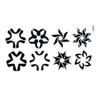 

Star wind Waterproof temporary tattoos men harajuku body arts sticker flash tattoo kids tattoo tatuajes sleeve tatoo henna