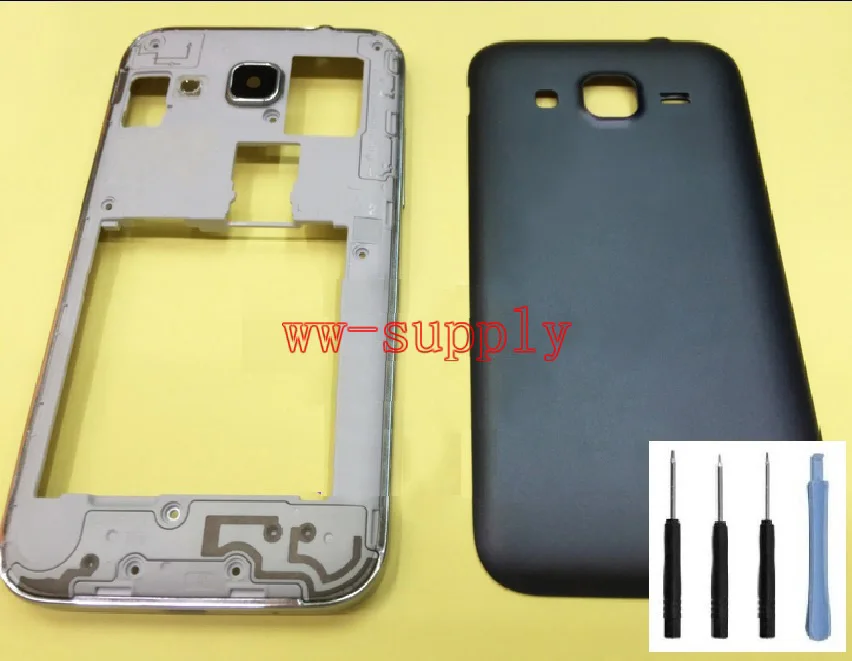 For Samsung Galaxy Core Prime G360 SM G360F Full Housing Front Frame Chassis Back Battery Cover