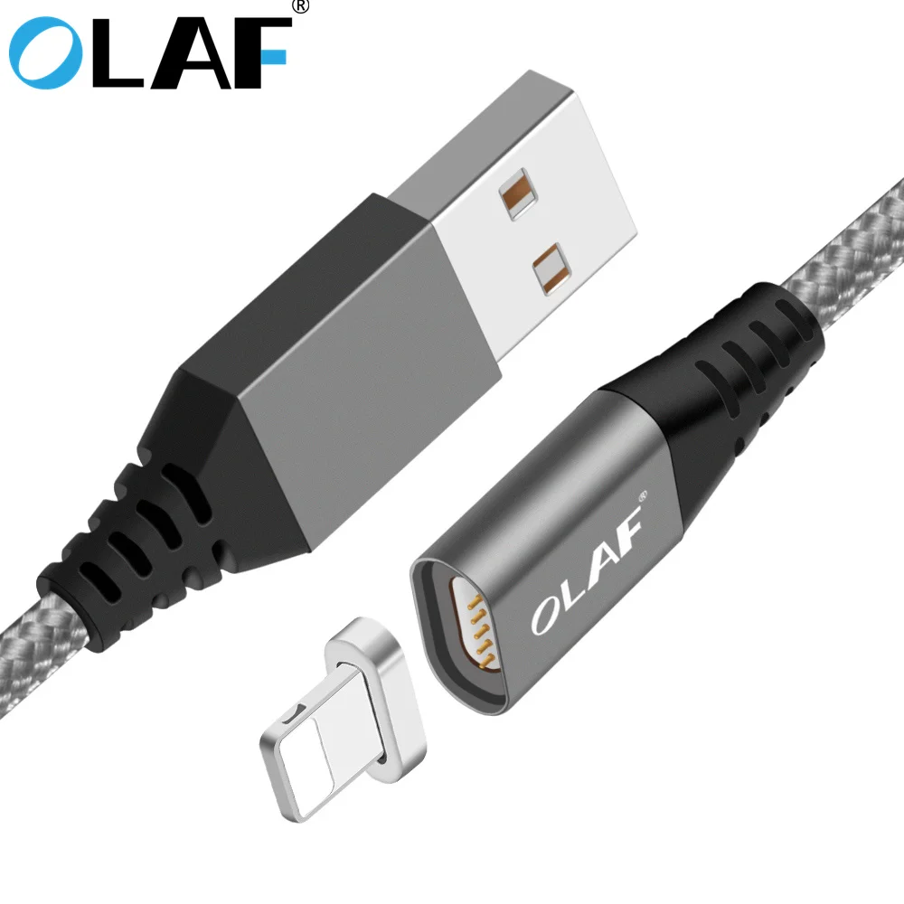 Goede OLAF magnetische kabel usb type c kabel magneet charger type c Micro usb kabel Snel opladen mobiele telefoon kabel draad Voor iPhone 7 8