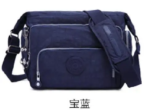 TEGAOTE, роскошная женская сумка-мессенджер, нейлоновая сумка на плечо, женская сумка Bolsa Feminina, водонепроницаемая дорожная сумка, женская сумка через плечо - Цвет: dark blue