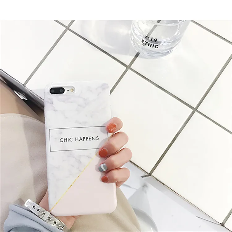 Мрамор чехол для телефона IPhone 7 8 плюс шить мягкие Full Cover 6 S X Plus капа |