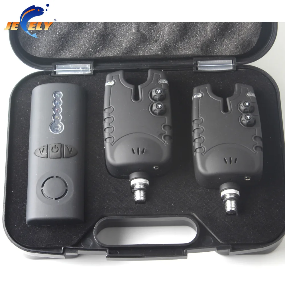 

Wireless Carp Fishing Bite Alarm Set Bite Indicator LED with Adjustable Volume Tone Control
