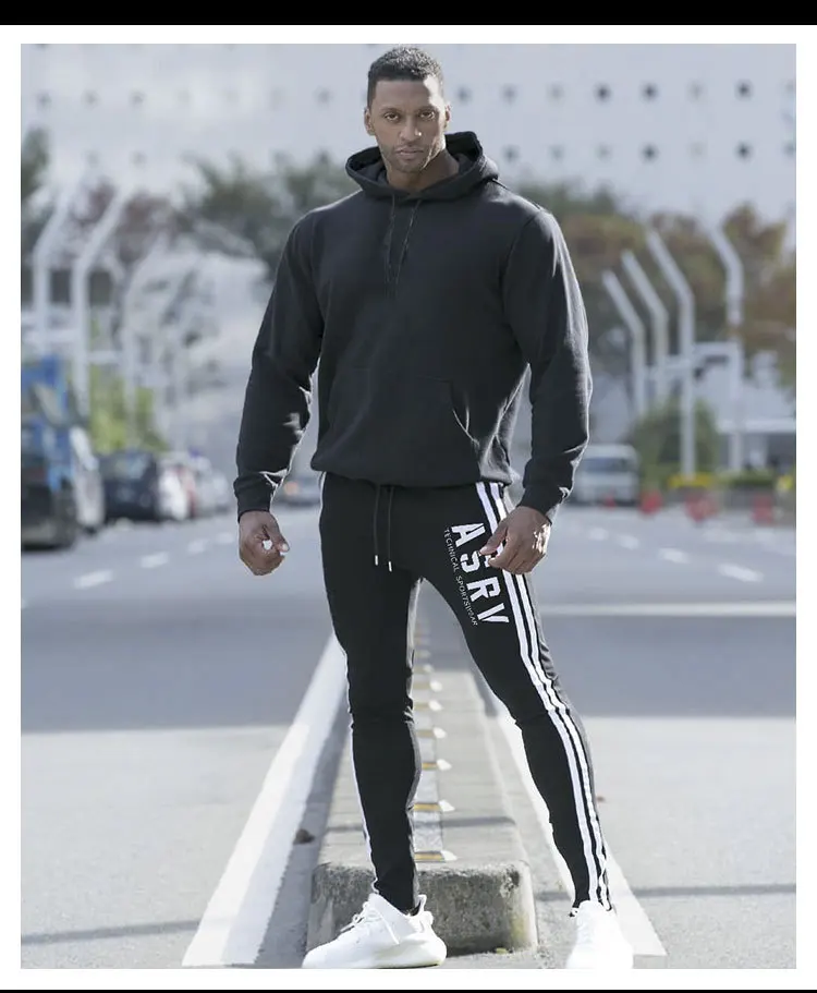 M-3XL мужские спортивные штаны 2019 Новая мода хип хоп фитнес уличные брюки полосатые штаны для бега на шнуровке спортивные брюки