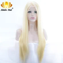 Ali Afee Hair #613 Blue/Red/Pink/Purple/Yellow Colorful Brazilian Straight Pre Plucked Lace Frontal Wig Hair Remy Human Hair