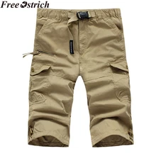 Летние мужские свободные карго шорты для бега быстросохнущие боковые карманы хип-хоп размера плюс тренировочные штаны на лямках спортивные шорты для тренировок
