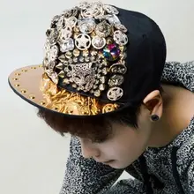 Летний стиль Панк Танец кости Нью-Йорк Snapback шапки женские хип хоп кепки мужские бейсболки брендовые заклепки повседневные