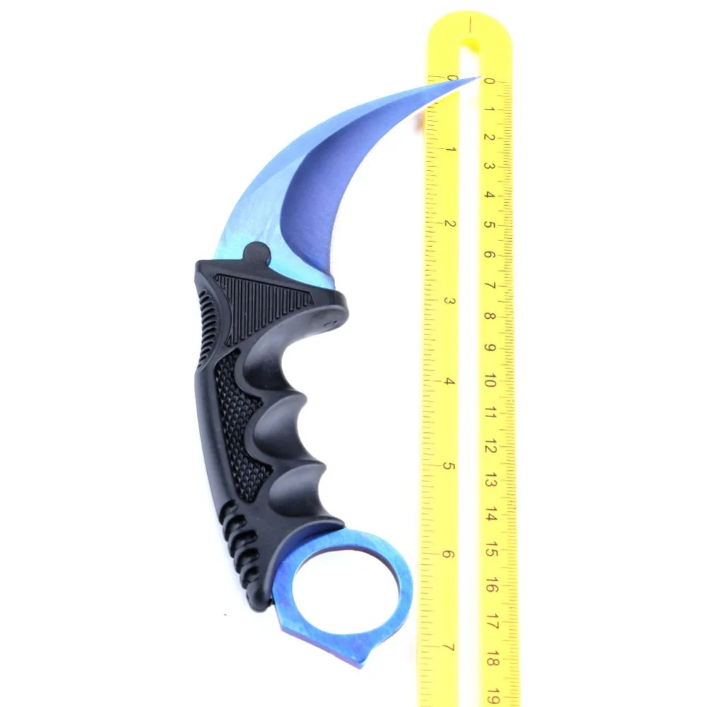 CS الذهاب الصيد الثابتة سكين Karambit التكتيكية القتالية بقاء الرقبة مخلب السكاكين فائدة التخييم في الهواء الطلق سكين جيب EDC أداة اليد