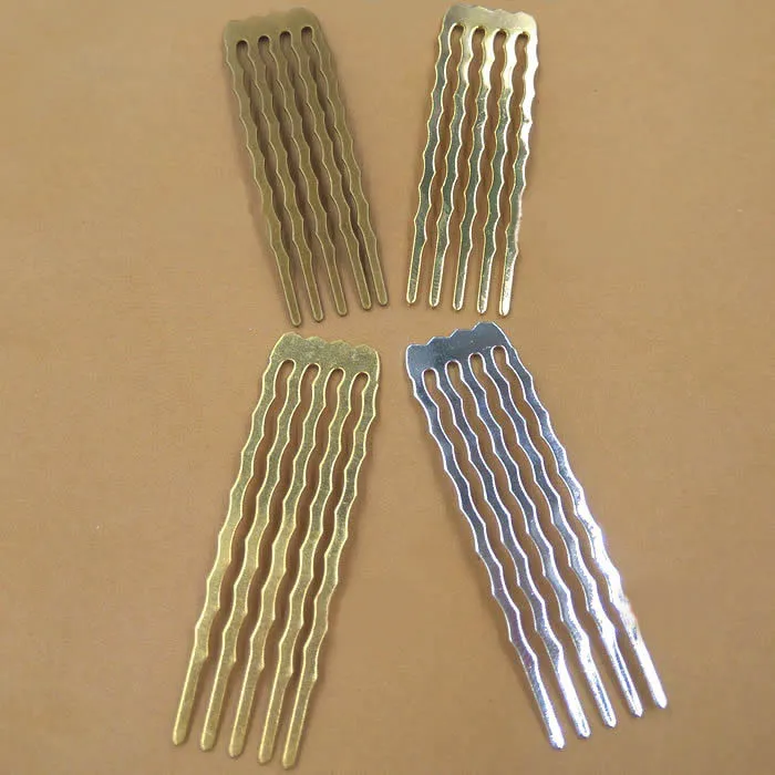 Hair Clips Side Combs Pin Barrettes 5 10 13 Teeth Wedding Bridal Metal