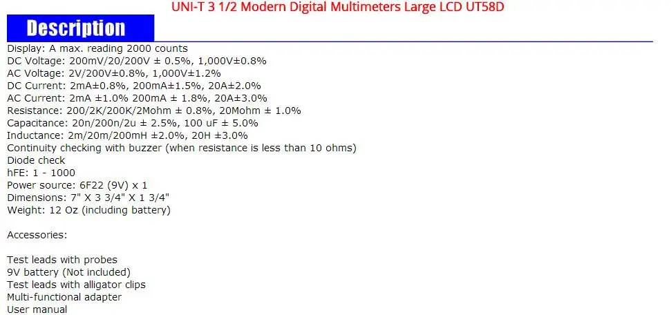 UT58D 1