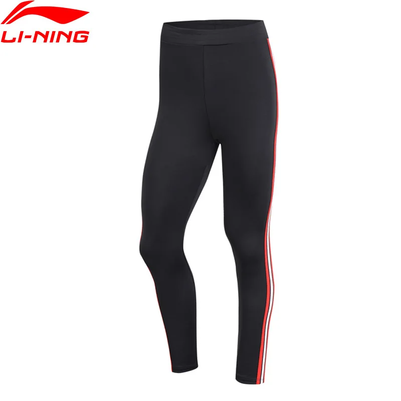 Женские спортивные брюки Li Ning удобные облегающие из 93% полиэстера с подкладкой 7%