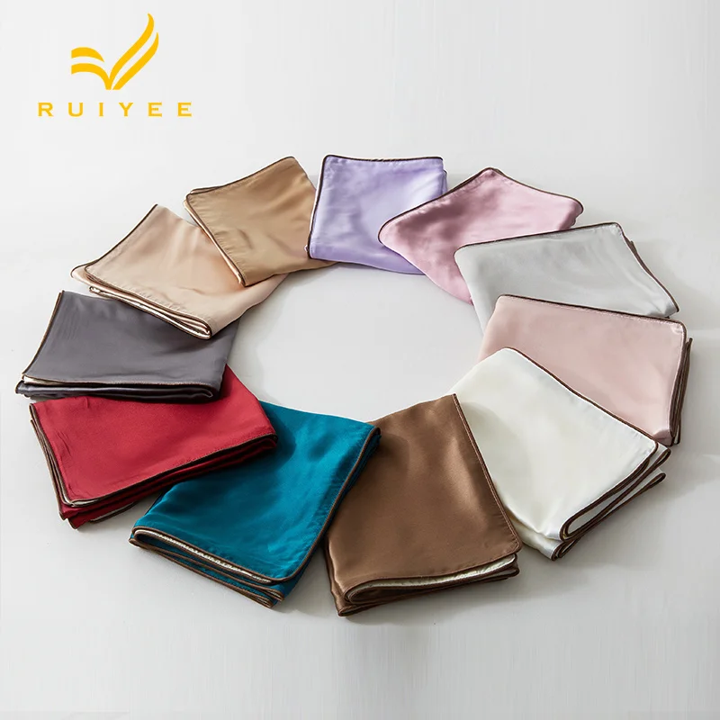 

16momme 1pc Silk Pillowcase RUIYEE brand Wrapped single-sided silk pillowcase 100% Pure Mulberry Silk Soft Silk Pillow Cover