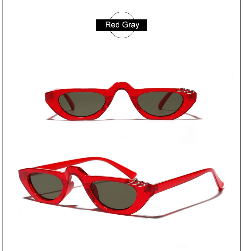 Ralferty Мода Уникальный Маленький солнцезащитные очки Для женщин Для мужчин Мини солнцезащитные очки с кольцом стильные солнцезащитные очки аксессуары женский Óculos W813052