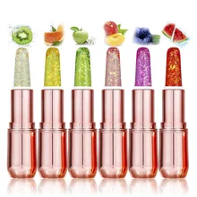 

MINFEI BRAND 1 PC Fantastic Star Diamonds With temperature changes Fruit-flavored Lipstick 6 fruit flavors to choose
