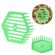 10 шт. пластиковая клетка для пчелы, королевы, Защитная крышка для клеток, защитные клетки для пчеловодства, оборудование для пчеловодства, инструменты для пчеловодства, протектор Cag