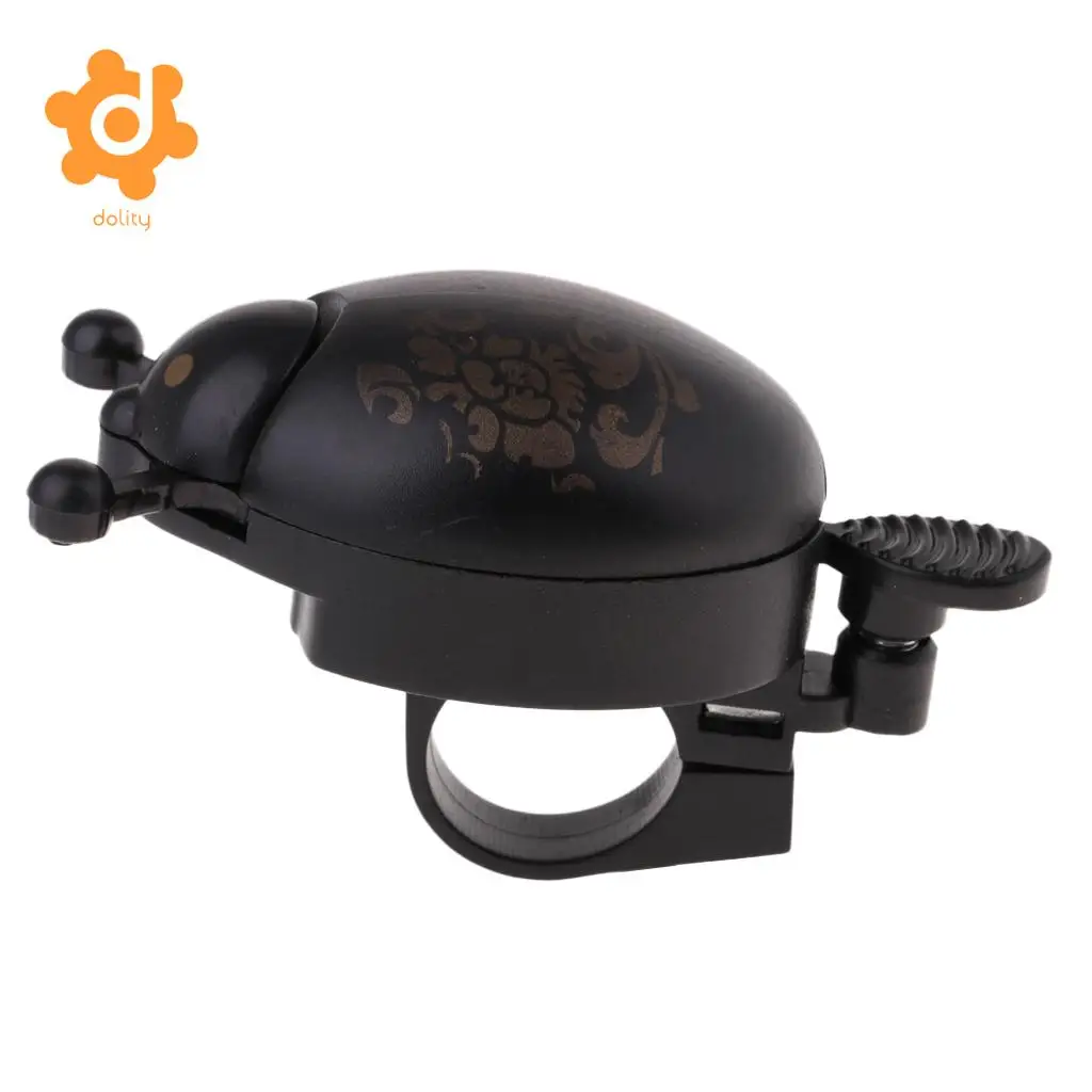 Lovely Funny Kids Children Beetle Ladybug Ring Bicycle Bell for Boys Girls Cycling Bike Ride Alarm Mountain Bike Trumpet Horn