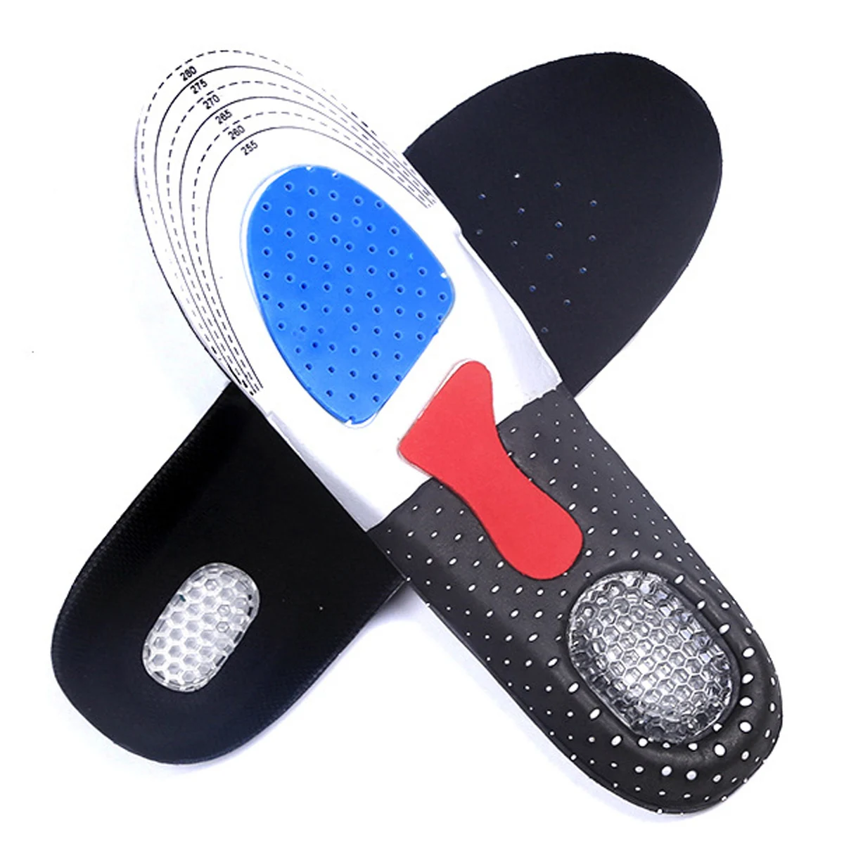 Мужские Силиконовые Резиновые ортопедические спортивные стельки для бега вставка обуви коврик Arch support Набор подушек для США размер 6-10