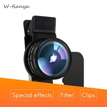 

WTIANYA filter mobile phone special effects filter sets polarizer CPL close-up star4 6 8Gradent grey blue orange ND1000 filter