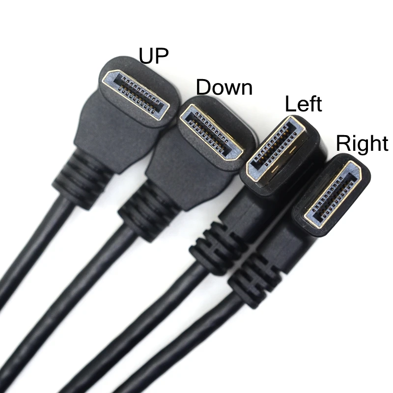 Кабель адаптер Displayport папа мама Thunderbolt Mini угол 90 градусов|Кабели VGA| |