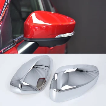 

For Mitsubishi Eclipse Cross 2018 ABS Plastic Rearview Mirrors Cover Decoration Trim 2pcs Car Styling Accessories