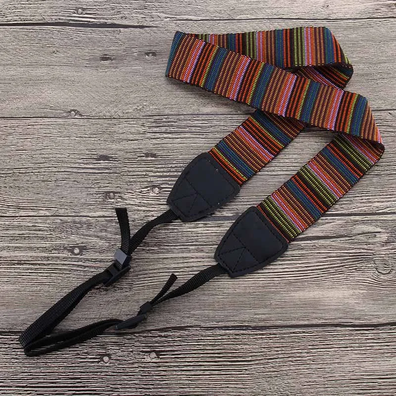 

Universal Camera Neck Shoulder Wrist Strap Striped Cameras Carrying Belt for Nikon Canon Sony Lumix HSJ-19