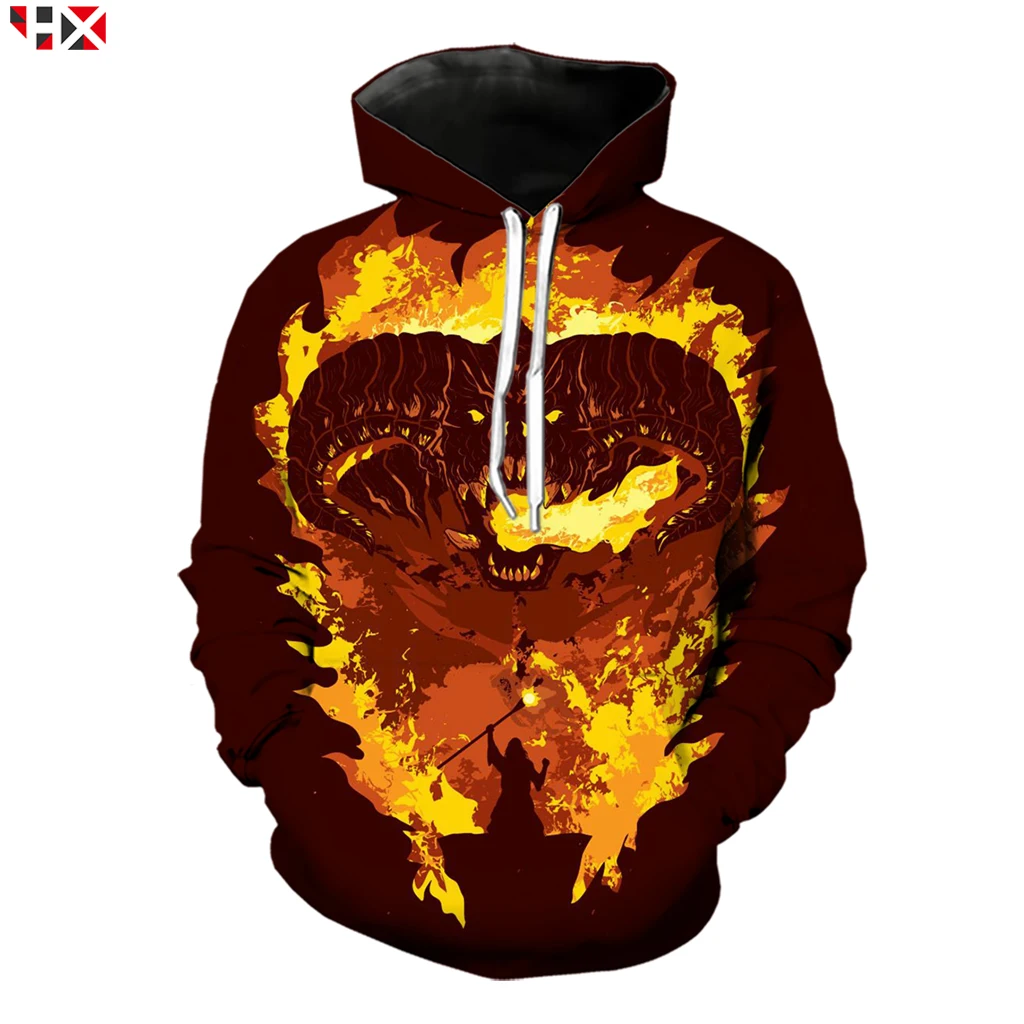 

Lord of The Rings Gandalf Vs Balrog T Shirt Men/Women 3D Print T Shirt/Sweatshirt/Hoodies Hip Hop Streetwear Dropshipping S294