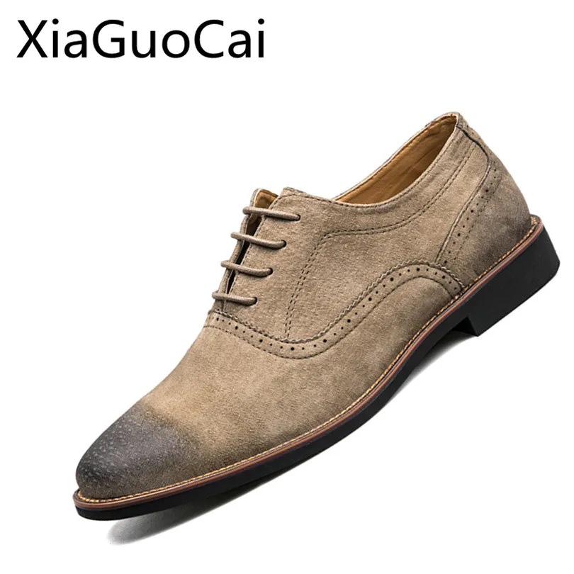 

Newest Style 2018 Genuine Leather Men Casual Shoes England Style Spring and Autumn Breathable Oxford Shoes for Men