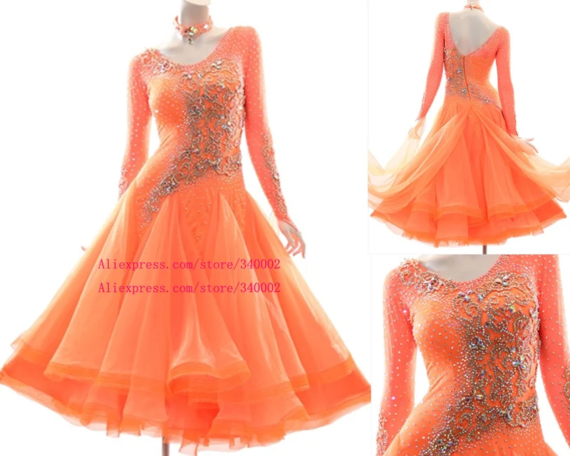 

Ballroom Competition Dance Dress Women Stage Perform Dancingwear High Quality Standard Waltz Ballroom Dance Dresses Adult
