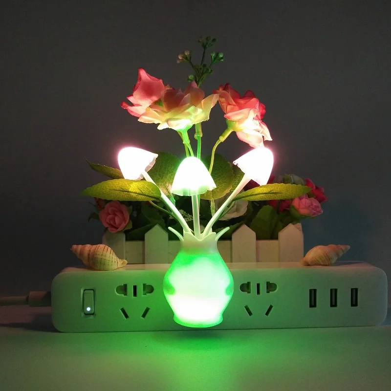 Романтический светильник с управлением индукционный светодиодный Тюльпан Цветок Ночной светильник светодиодный светильник для домашнего декора детский ночной Светильник Veilleuse