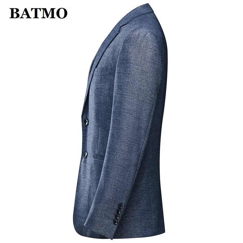 Batmo Новое поступление летние высококачественные Умные повседневные костюмы для мужчин, мужские повседневные блейзеры, мужские куртки больших размеров M-4XL 9809