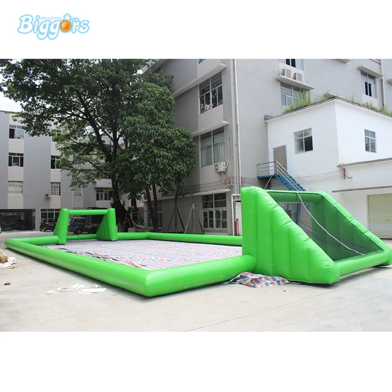

Customized PVC Material football field inflatable soccer arena for games