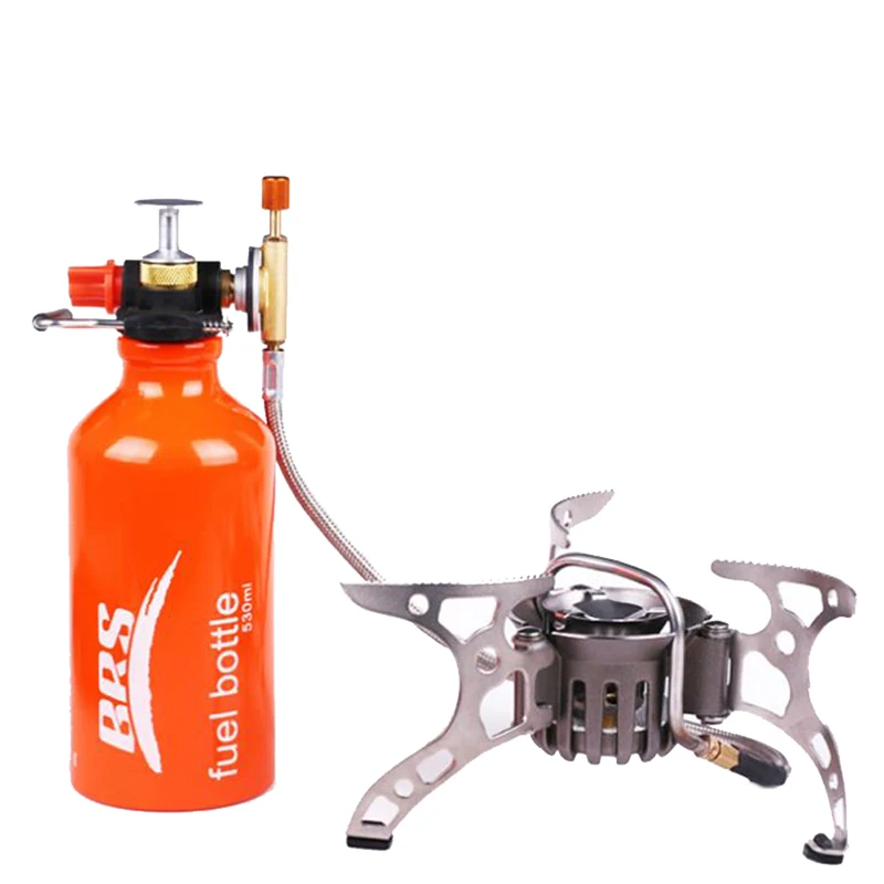 Portable Multi Fuel Backpacking Stove Oil Gas Furnace Cooker For