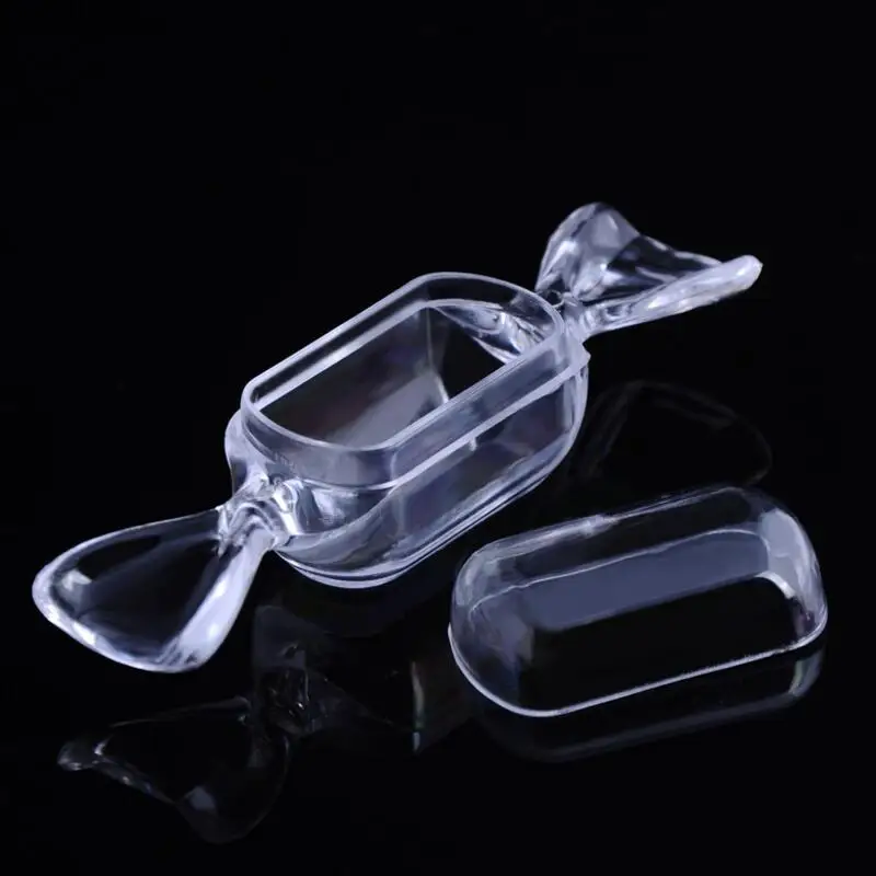 

10pcs/set Creative Plastic Transparent Candy Box Baby Show Birthday DIY Candy Gift Boxes Wedding Party Candy Box