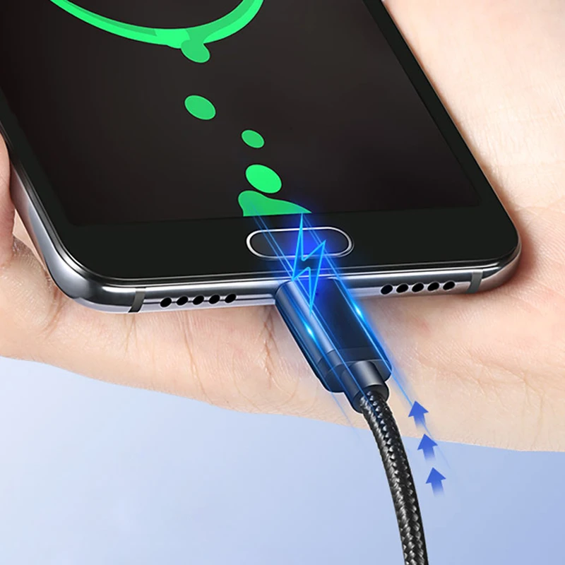 3.0A быстрое зарядное устройство провод для быстрой зарядки для type-C провода передачи данных телефон кабели для Xiaomi Redmi нейлон USB кабель для samsung huawei