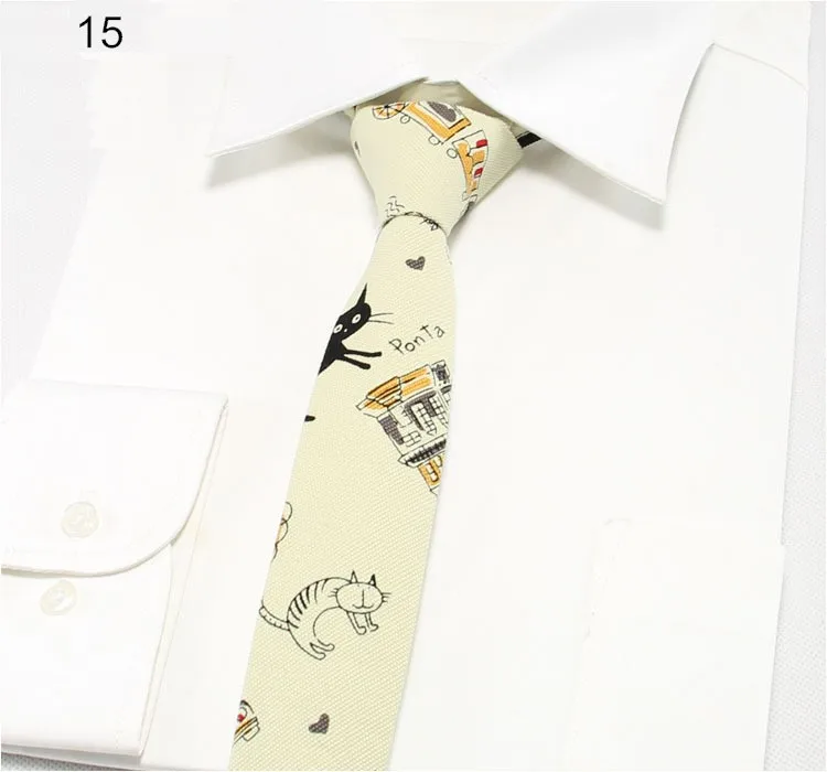 Цветочные мужские галстуки ленивый галстук на молнии Тонкий мужской галстук цветок галстуки 50 см супер длинные готовые бант дизайнерские модные - Цвет: 15