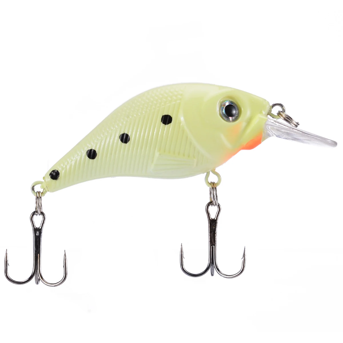 1Pcs 3D Luminous Night Fish Bait Fatty Sound Lure Treble Hook Artificial Bait Lightweight Fishing Tackle Accessories