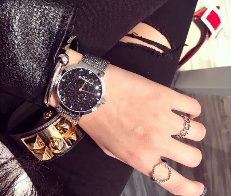 Новое поступление женские часы! Роскошные модные женские часы-браслет с кристаллами ЖЕНСКИЕ НАРЯДНЫЕ часы женские Стразы Наручные часы
