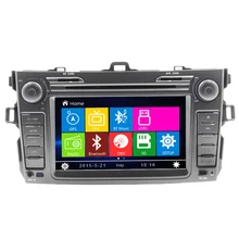 Top Audo Car DVD Player Bluetooth For Toyoto 2012 Corolla With GPS Navigation Stereing Wheel Control