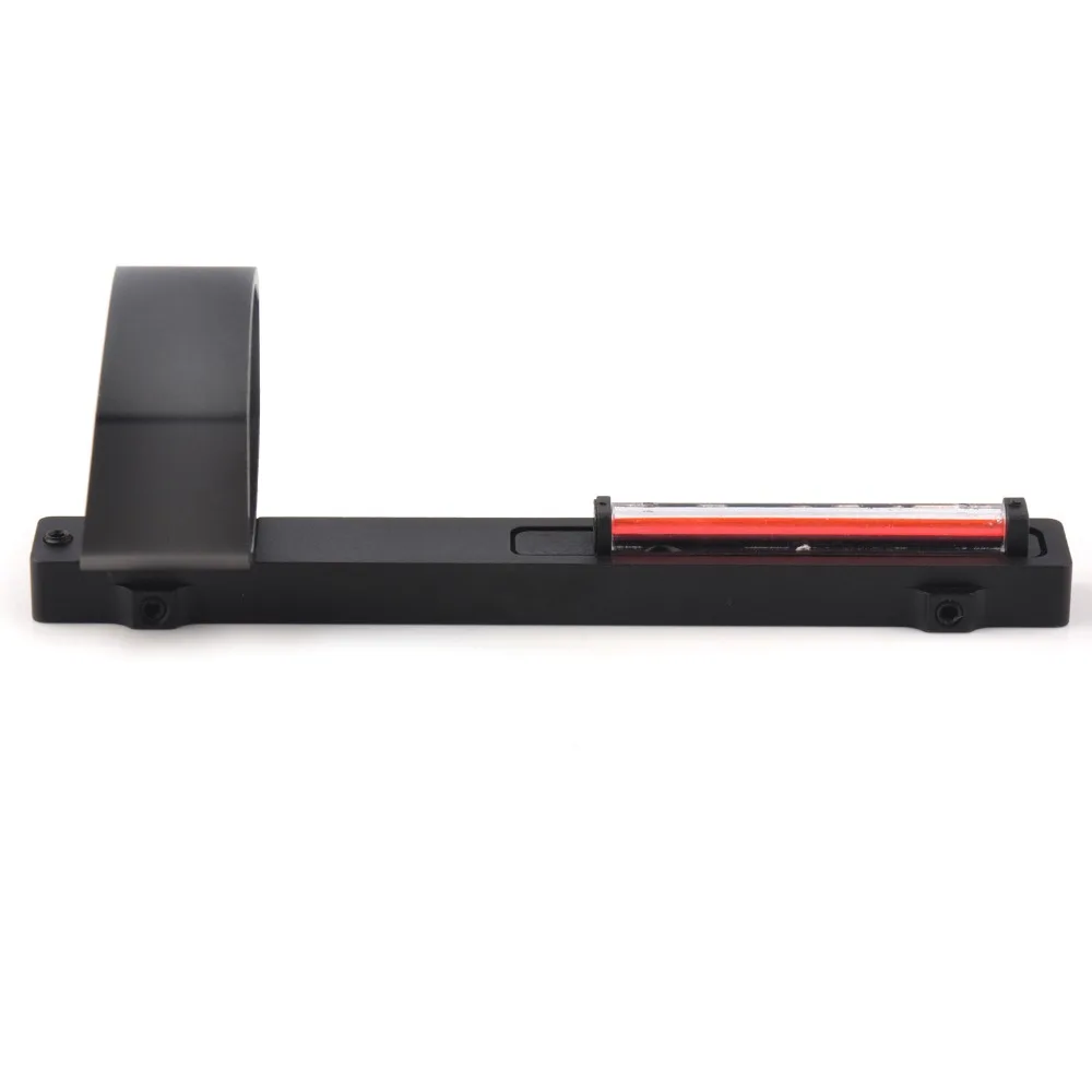 Óptica de Fibra Scope para Espingardas Vermelha Sight Trilho Base Montagem Caça Tiro 1x40 Dot Rib 3 Lunetas Riflescopes