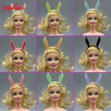 1PCS Doll Accessories mini colourful rabbit ear hair band for 1 6 doll dolls as for