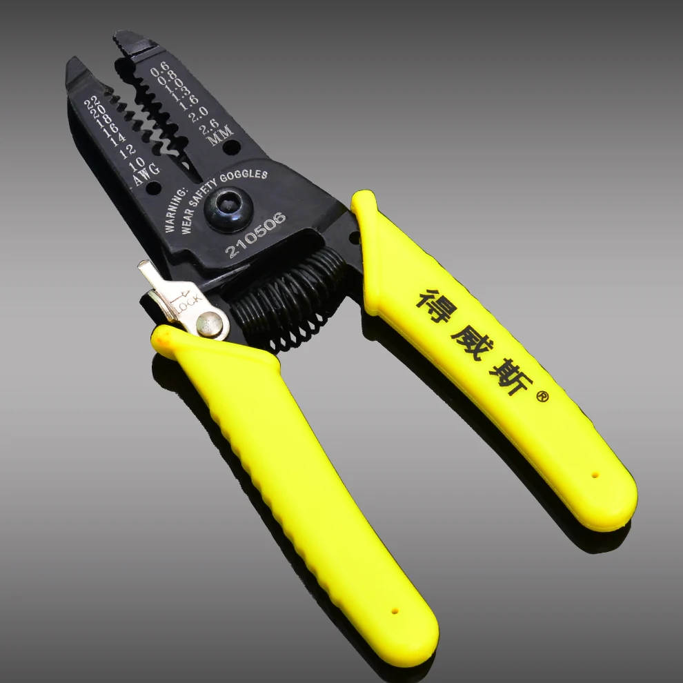 

Weiss was multifunctional wire stripping pliers Wire Stripper Crimping Tool 0.6-2.6mm electrician shipping