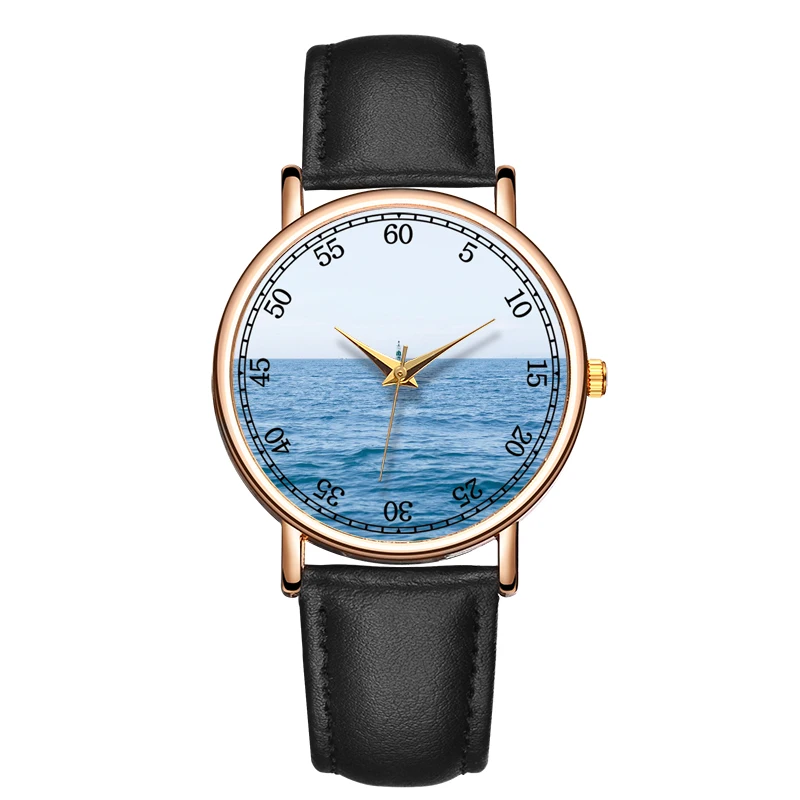 

Baosaili Top Brand Blue Ocean Watches Women Wrist Watch Woman Relojes Feminino Montre Femme Female Clock Womens Watch B-9153