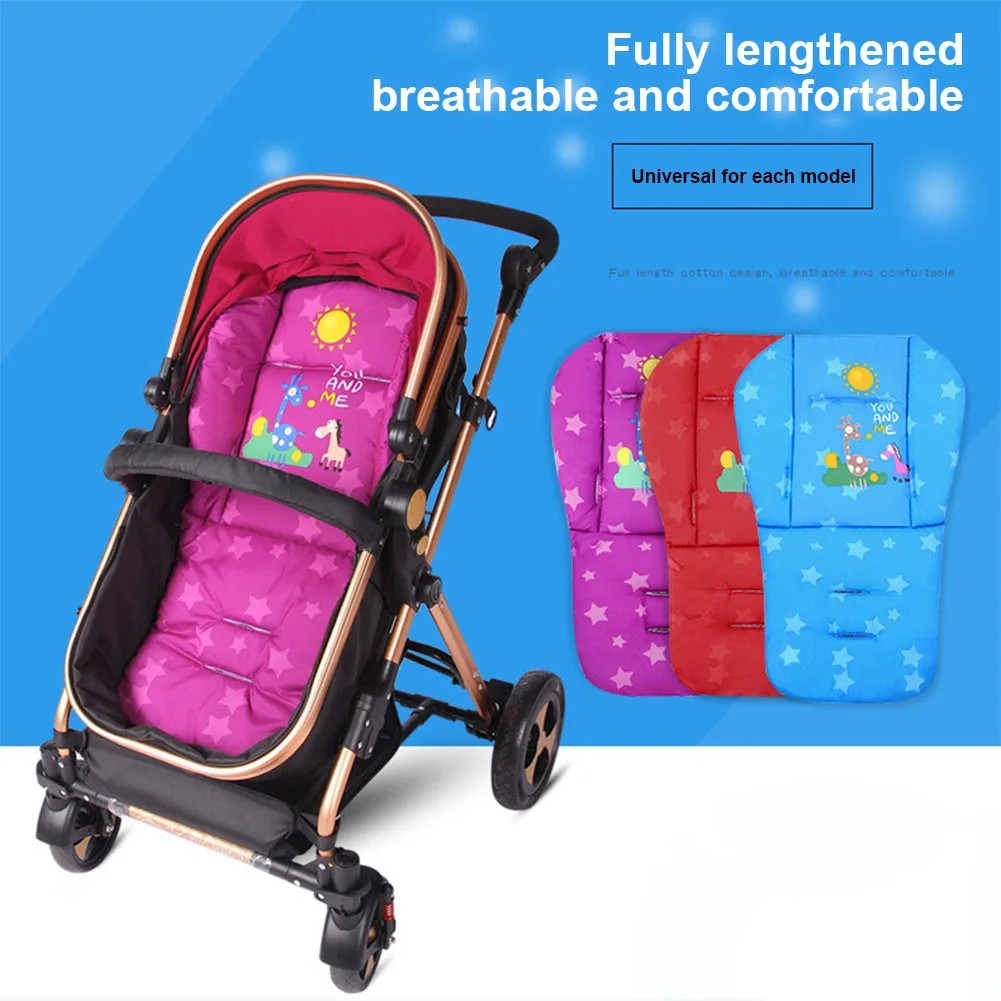Buy Printed Stroller Cushion Seat Cover Cotton Baby