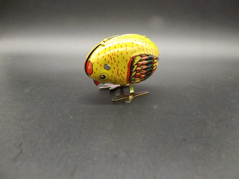 Заводные игрушки животное робот курица пекать металлические модели тянуть назад интерактивная игрушка для детей мальчиков