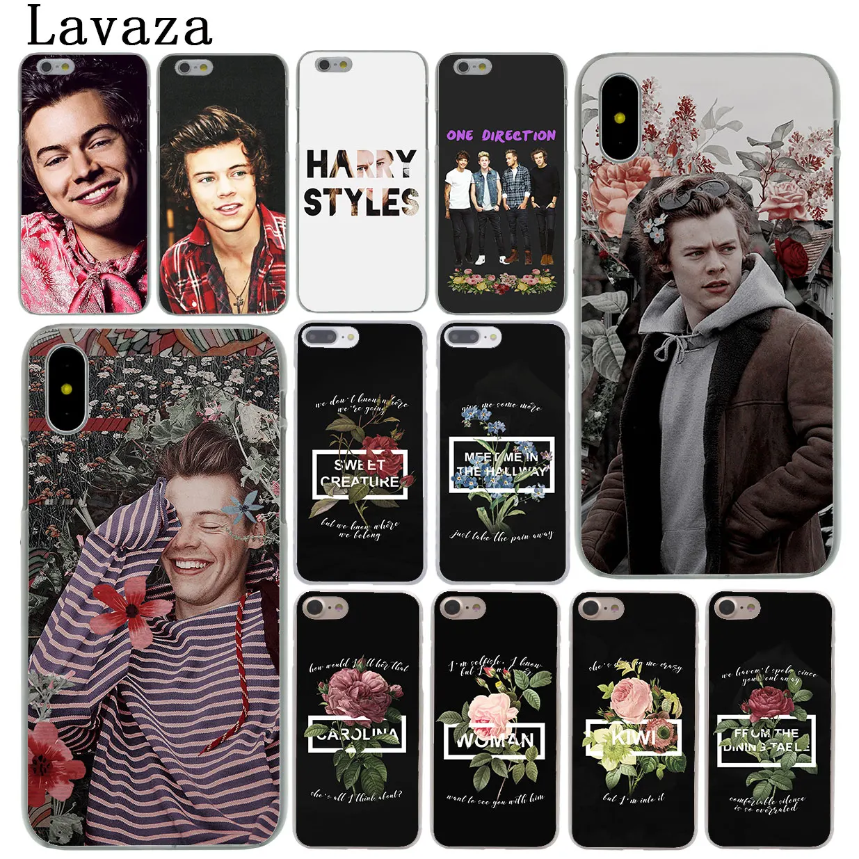 

Lavaza Singer Harry Styles One Direction Phone Case for Apple iPhone XR XS Max X 8 7 6 6S Plus 5 5S SE 5C 4S 10 Cover 8Plus