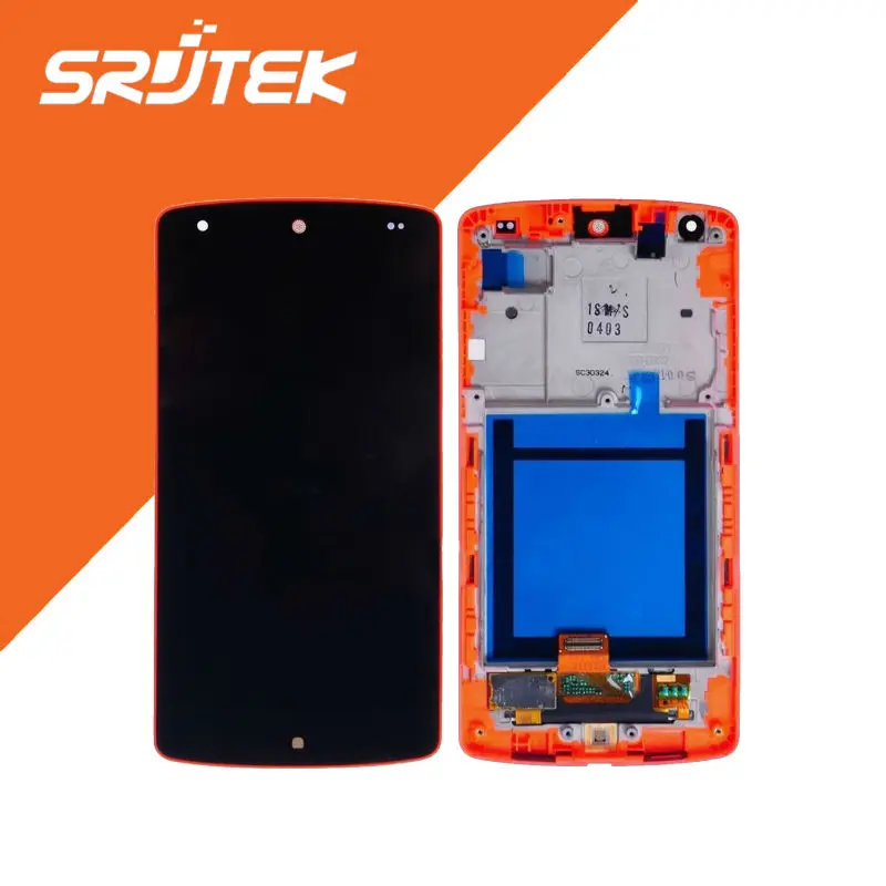 

Red For LG Google Nexus 5 D820 D821 LCD Display Touch Screen Digitizer Assembly + Frame Replacement Parts