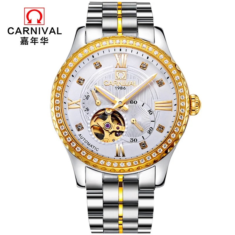 

Mens Watches Top Brand Luxury Carnical 2018 Men Watch Sport Tourbillon Automatic Mechanical Leather Wristwatch Relogio Masculino