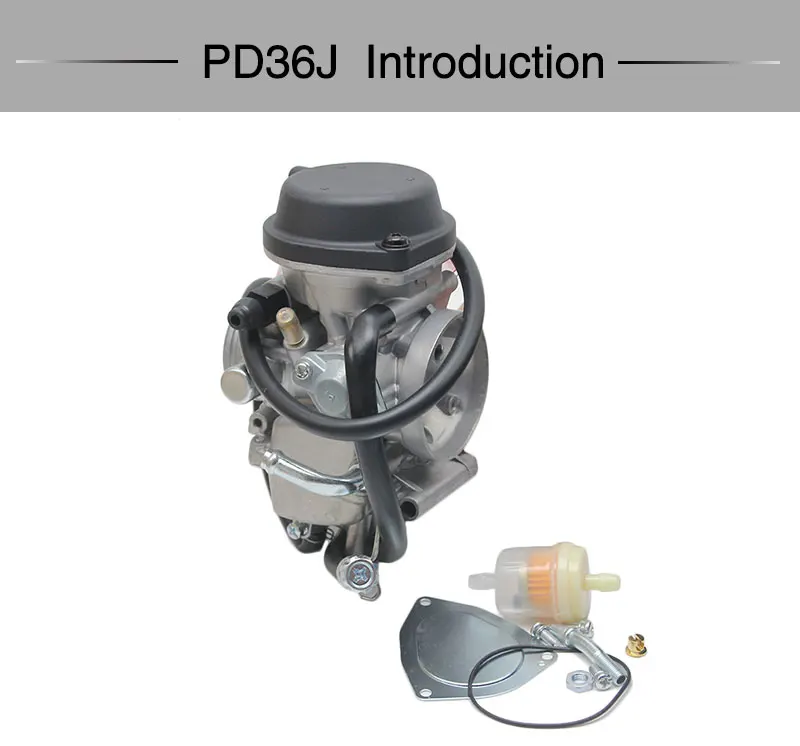ZSDTRP 36 мм PD36J мотоцикл Карбюратор Carb для QUAD ATV KFX 400 KFX400 2003~ 2006 UTV LTZ 400 LTZ400 Raptor 400 YFM400 Racing