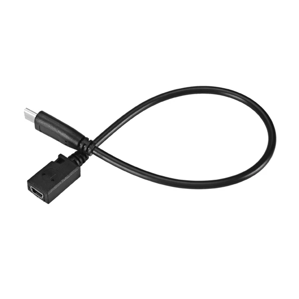 25 см USB 3,1 type C Мужской разъем к женскому Мини Usb type B кабель для передачи данных